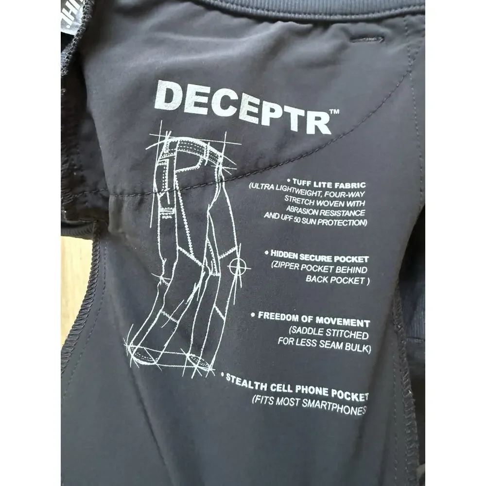Kuhl Deceptr Pants Mens 36x30 Gray Stretch Nylon Hiking Travel Chino Outdoor RD!